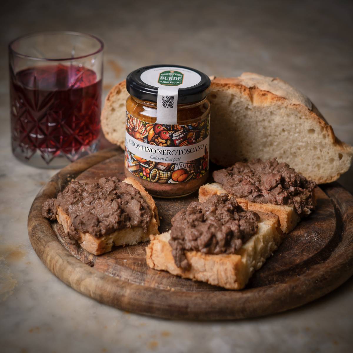 Liver Pâté on Toast สไตล์ Pintxos